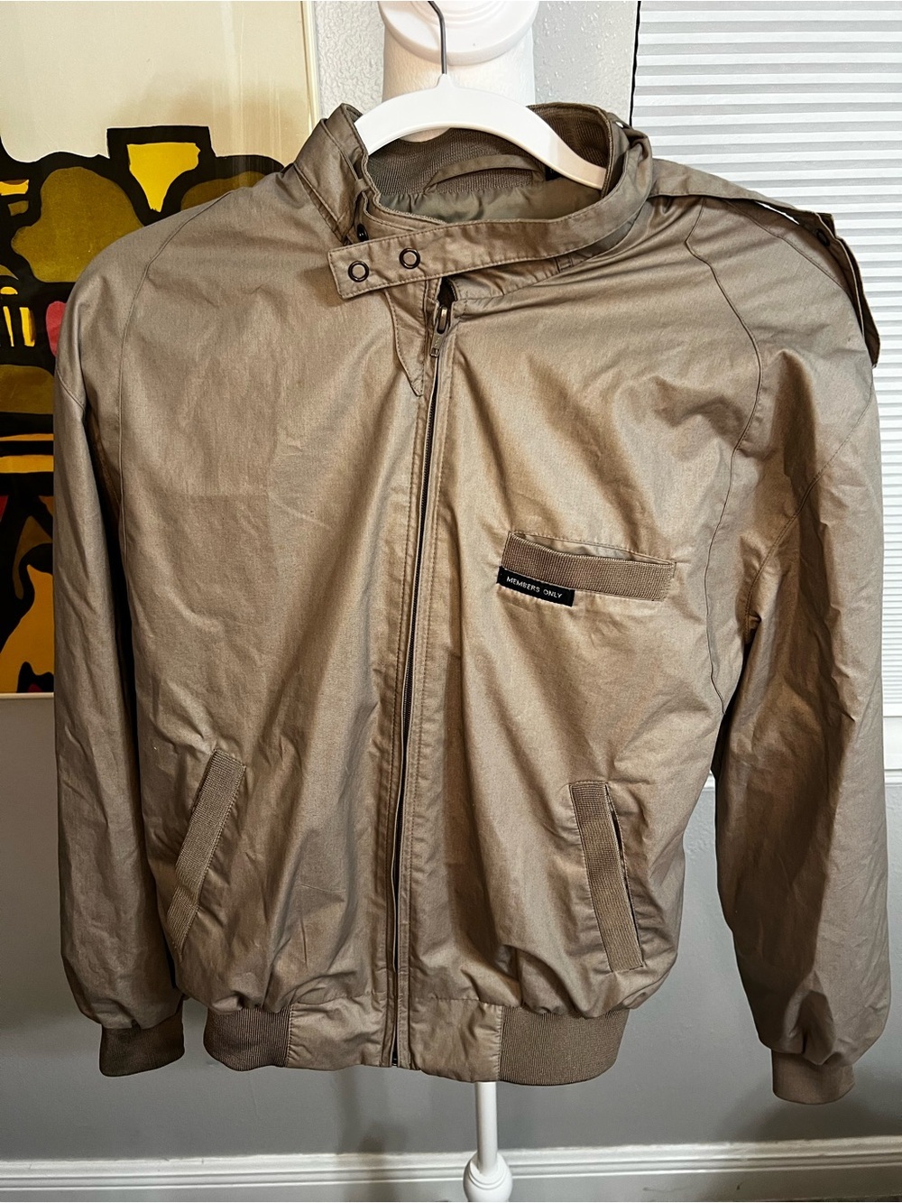Vintage 80S Thailand Members Only
Cream Jacket 38 Or Medium - Picture 4 of 14